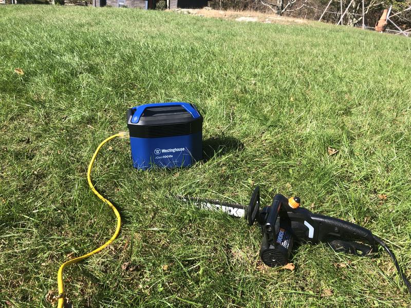 I cut up two trees easily with this with power to sparr