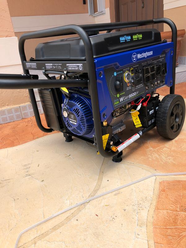 Westinghouse Wgen9500df Generator Dual Fuel Westinghouse Outdoor Equipment