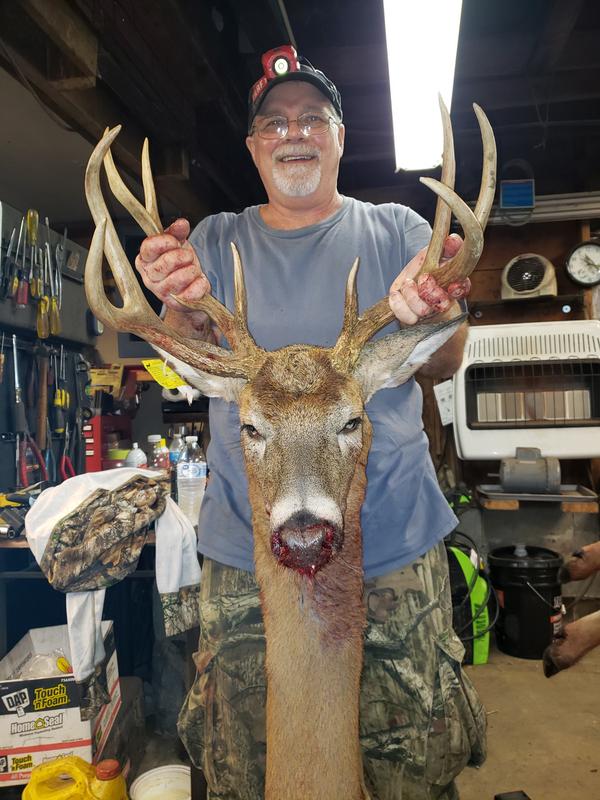 My dad with my trophy!