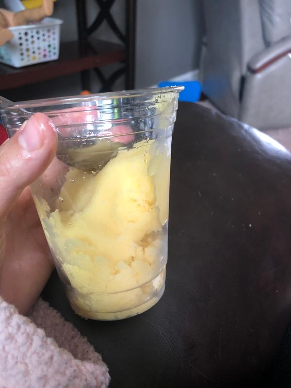 Orange & pineapple Italian ice