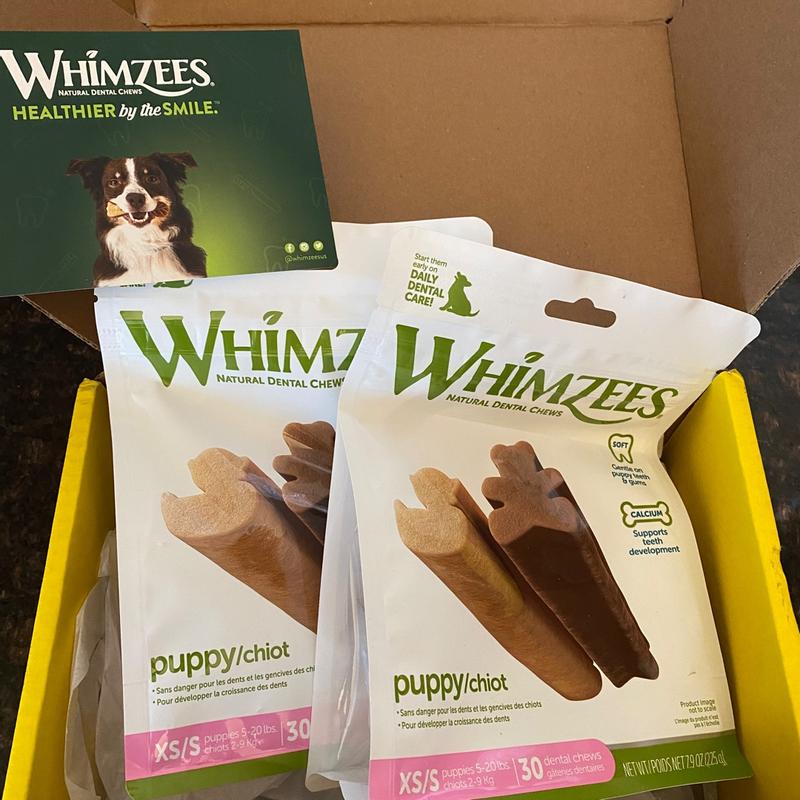 Whimzees dog shop treats review