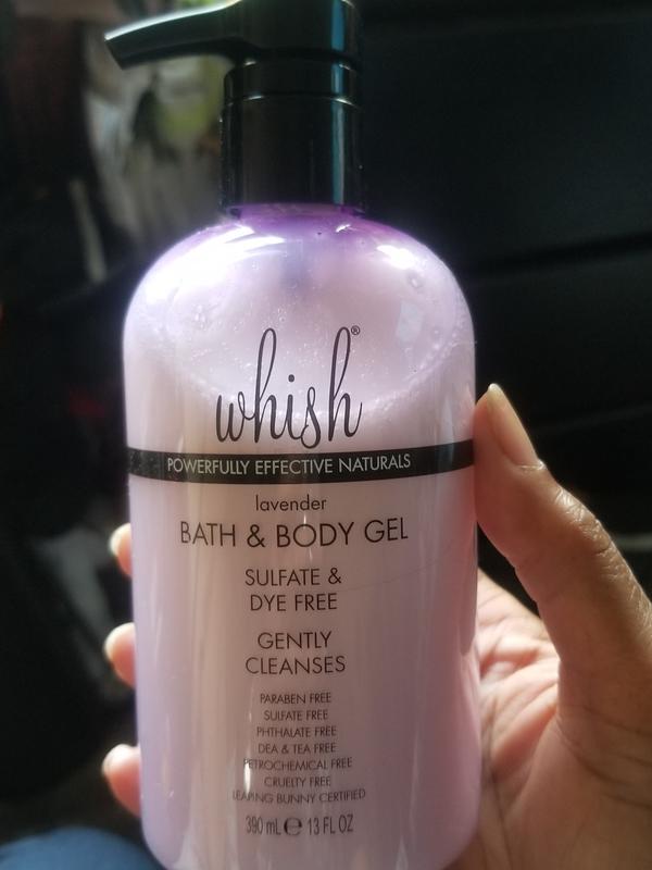Customer photo for "I love Whish hand and body wash."