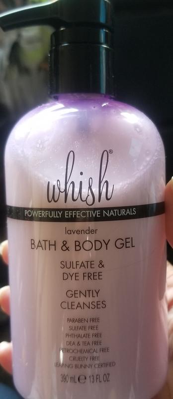 Customer photo for "I love Whish hand and body wash."