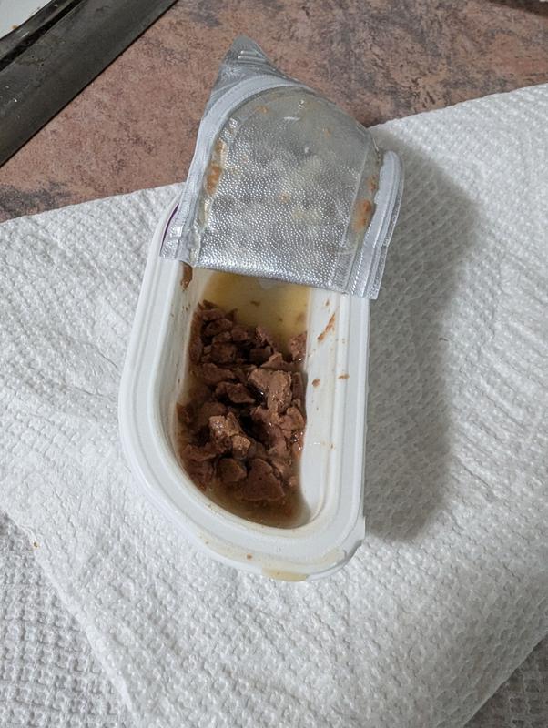 Top is questionable product v.s. bottom which is the normal product. Picture 2 is of the questionable product and picture 3 is how they usually look