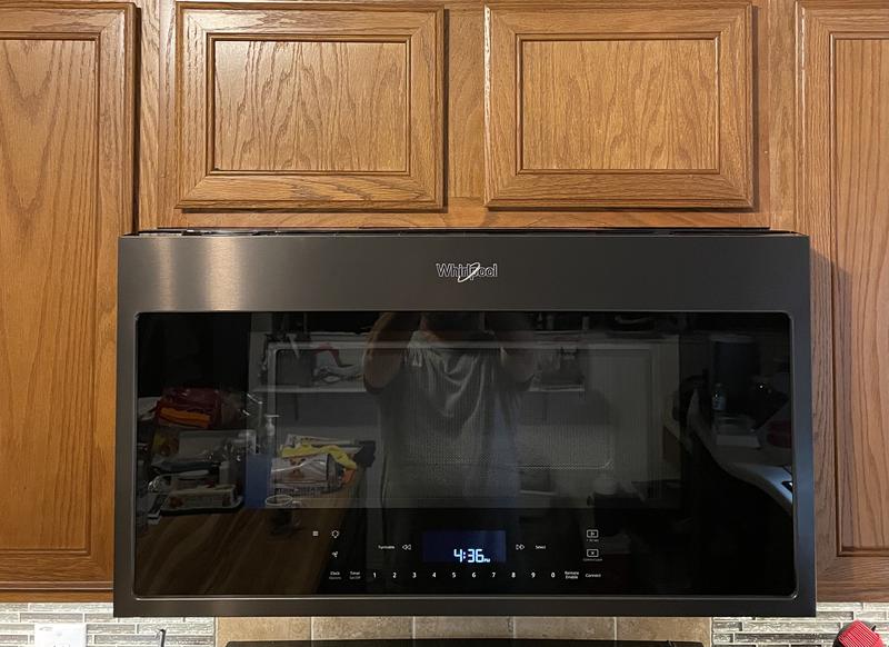 1.9 cu. ft. Smart Over-the-Range Microwave with Scan-to-Cook  technology<sup>1</sup> Fingerprint Resistant Stainless Steel WMH78019HZ