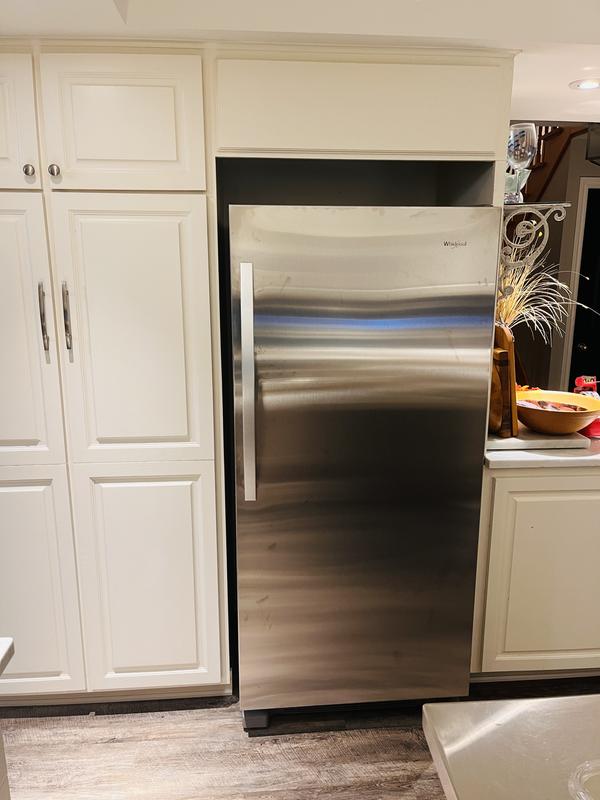 WSR57R18DM  Whirlpool Sidekicks 30 1/4 18 cu. ft. All Refrigerator -  Built in, Pair with Matching Freezer