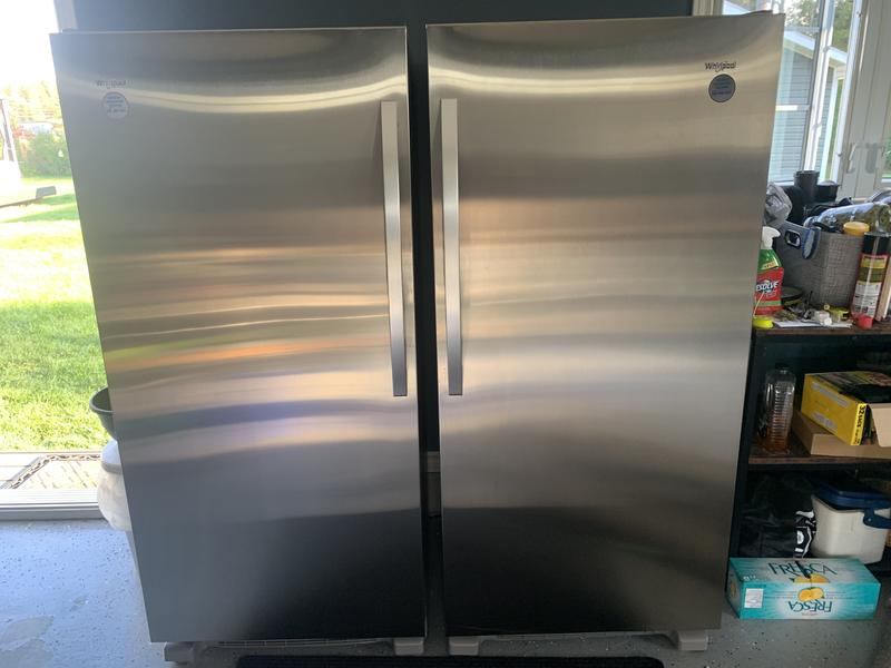 Refrigerador sin Congelador Whirlpool 17.7 pies Acero Inoxidable  Monocromatico WSR57R18DM - BUDITASAN SHOP Refrigeradores Recamaras Patio