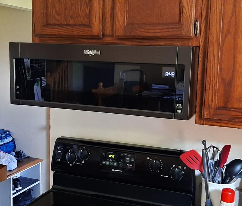 Whirlpool low store profile microwave