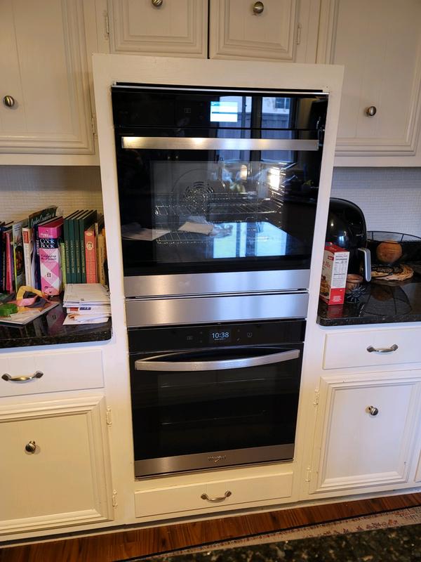 5.8 Cu. Ft. 24 Inch Double Wall Oven with Convection Fingerprint