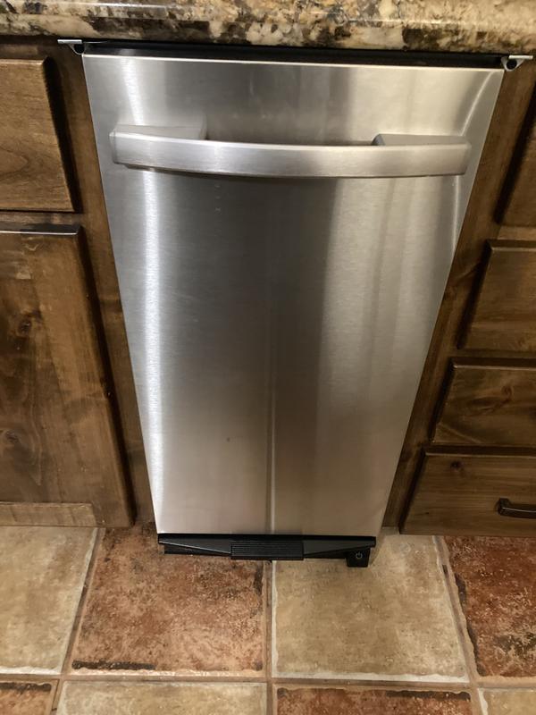 Whirlpool 15-in Stainless Steel Undercounter Trash Compactor TU950QPXS ...