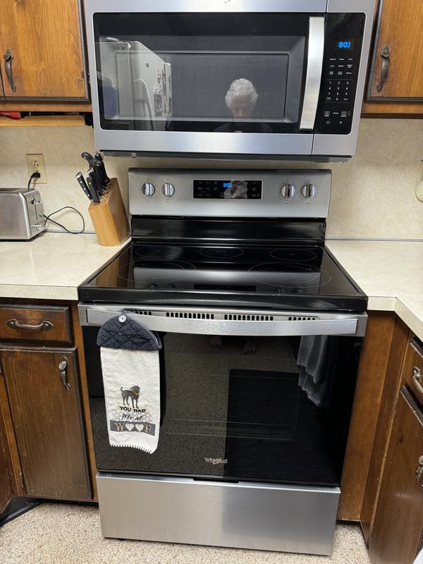 1.7 cu. ft. Microwave Hood Combination with Electronic Touch Controls Black  WMH31017HB