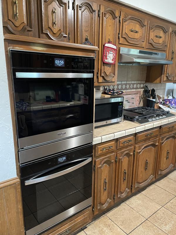 5.8 Cu. Ft. 24 Inch Double Wall Oven with Convection Fingerprint