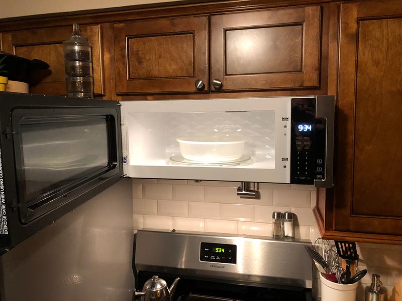 Stainless Steel 1 1 Cu Ft Low Profile Microwave Hood Combination