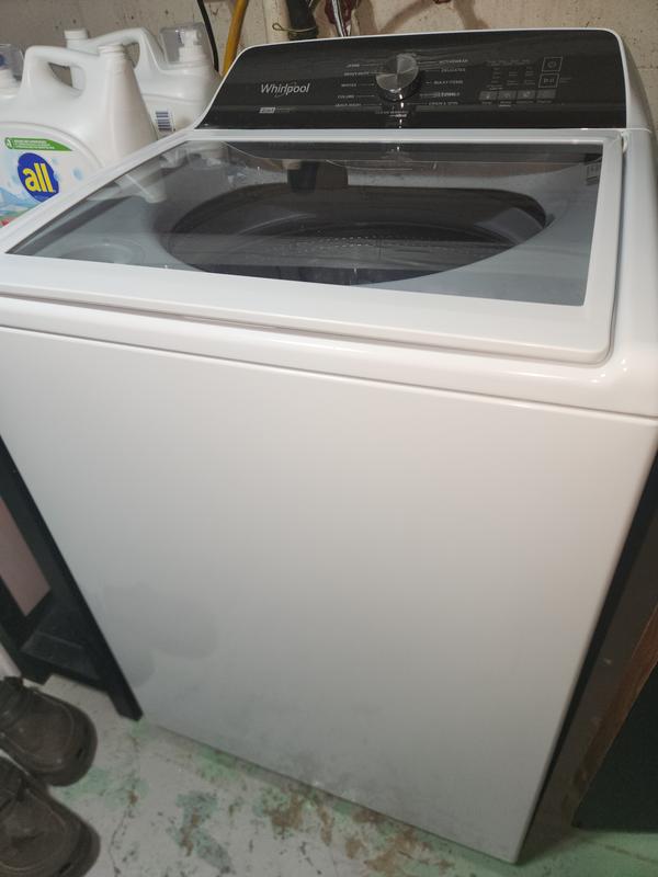 ブラック トップローディング洗濯機 WhirlpoolWTW5057LWトップローディング洗濯機ユーザーガイド