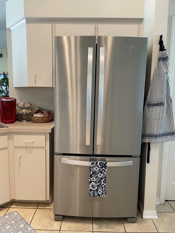 Whirlpool 33-inch Wide French Door Refrigerator - 22 cu. ft