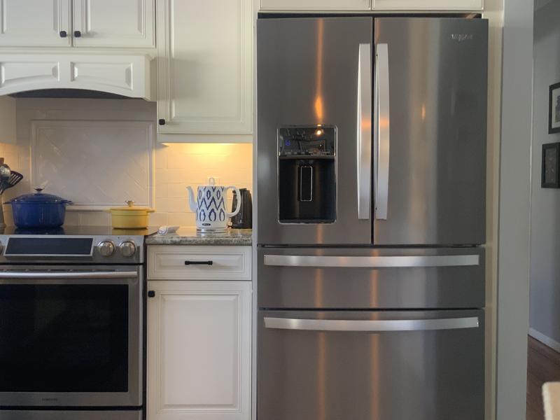 36-inch Wide 4-Door Refrigerator with Exterior Drawer - 26 cu. ft