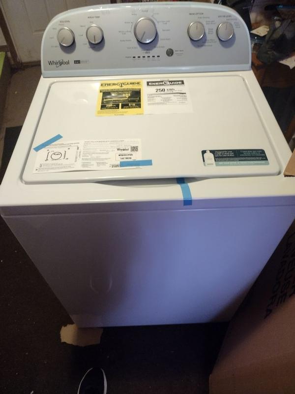 3.8–3.9 Cu. Ft. Whirlpool® Top Load Washer with Removable Agitator