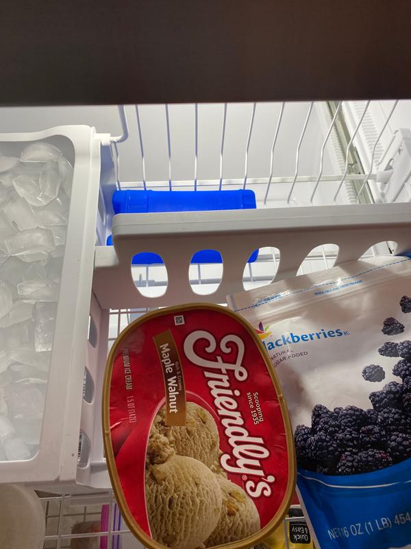 Stainless Steel 33 Inches Wide Bottom Freezer Refrigerator With Spillguard Glass Shelves 22 Cu Ft Wrb322dmbm Whirlpool