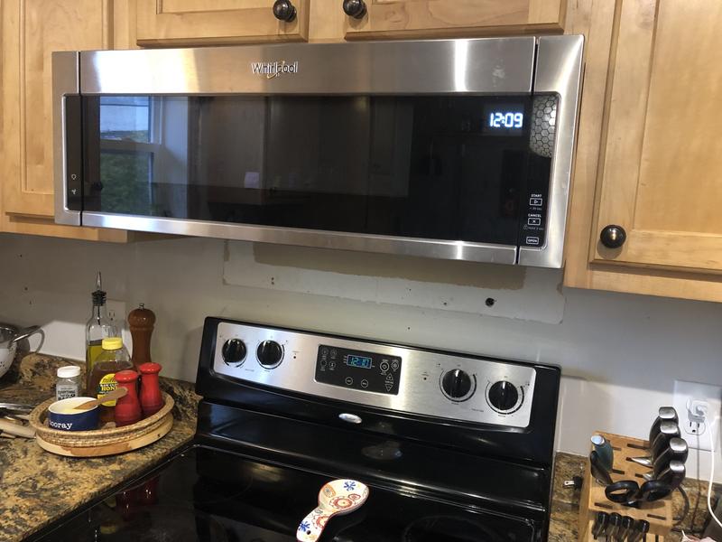 Whirlpool 1.1 cu. ft. Over the Range Low Profile Microwave Hood Combination  in Stainless Steel WML55011HS - The Home Depot