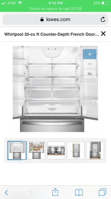 Fingerprint Resistant Stainless Steel 36 Inch Wide Counter Depth