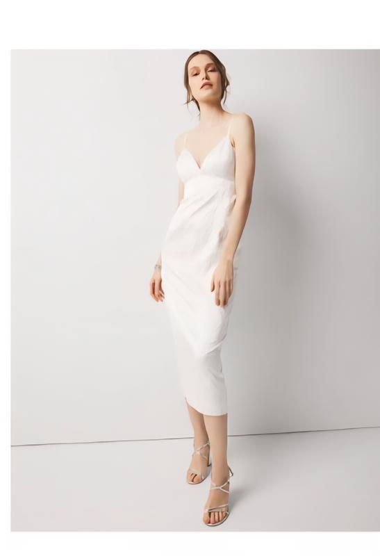 【美品】Strap Jacquard Dress Dresses | Wide Strap Jacquard Midi Dress | Coast