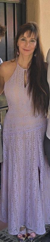 Sleeveless Halter Lace Maxi Dress | White House Black Market