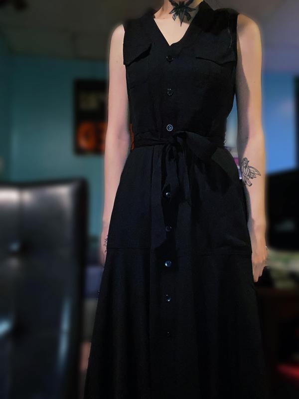 white house black market pleated utility dress Women's Pleated Mini Dress in Ivory size 12