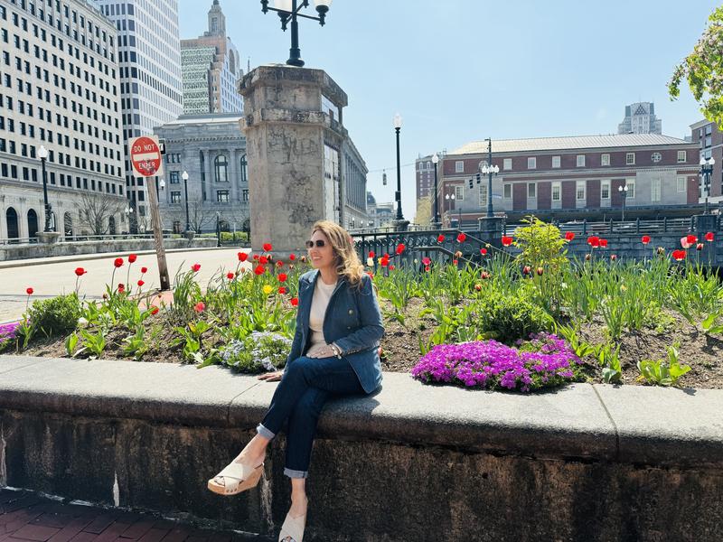 WHBM® Denim Studio Blazer | White House Black Market
