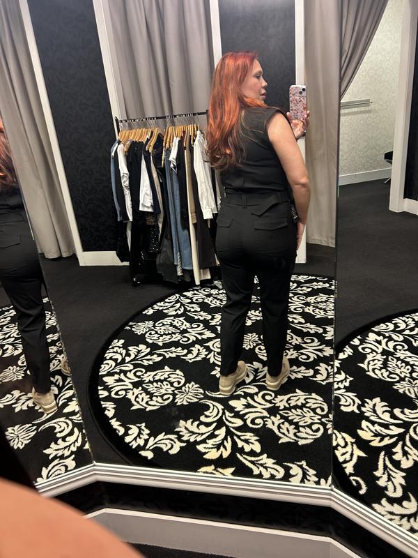 VIP【関税送料無料】希少 MISBHV BLACK WHITE SPORT JUMPSUIT V-Neck Satin Jumpsuit | White House Black Market