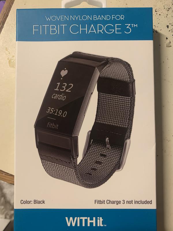 Bracelet Fitbit Charge 3 / Fitbit Charge 4 Textile Bleu foncé