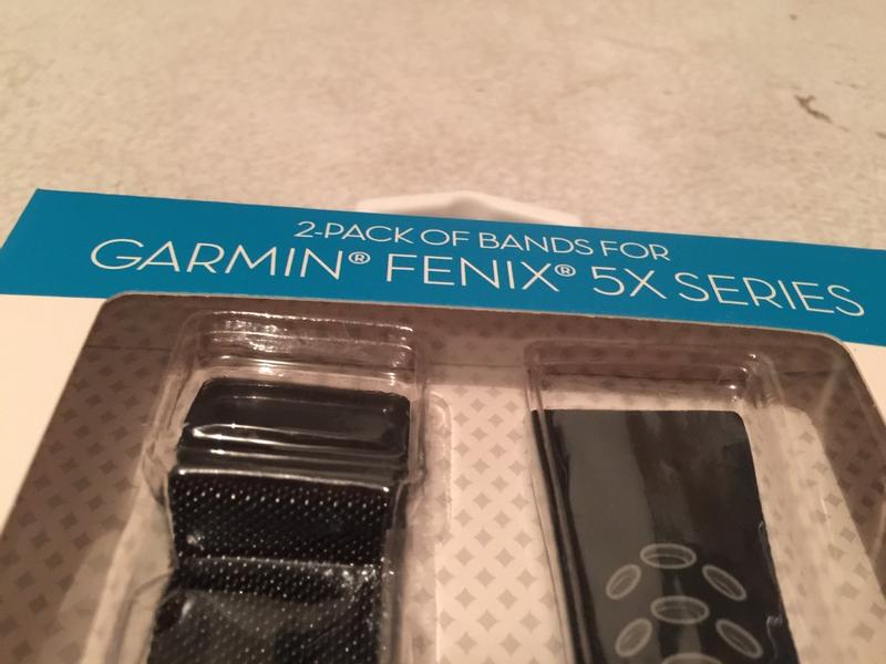 Designer Bands for 22mm Garmin fēnix 5, 5 Plus & 6 - 2 Pack in Black/G –  WITHit