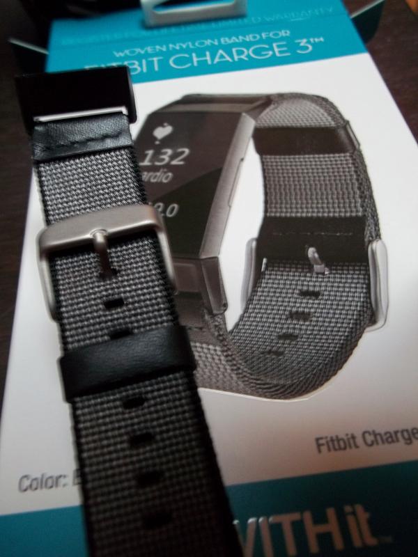 Bracelet Fitbit Charge 3 / Fitbit Charge 4 Textile Bleu foncé