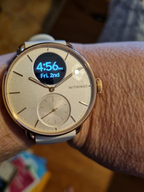 Customer photo for "Totally amazed with this watch."