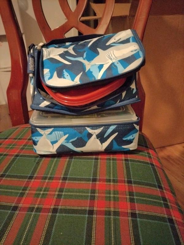 Big enough for a salad and snacks.