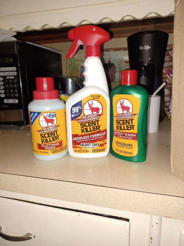 Wildlife Research Center Super Charged Scent Killer Spray Combo