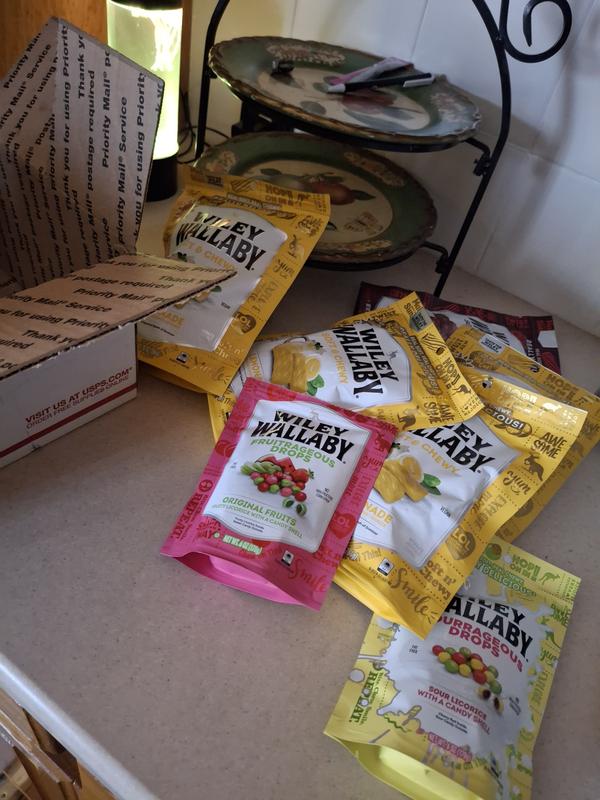 Wiley Wallaby Fruitrageous Drops Original Fruits | Shop Wiley Wallaby