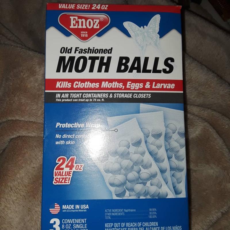 Enoz Moth Balls, Para, Value Size! - 20 oz