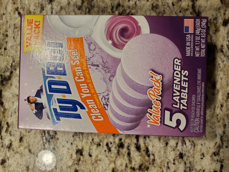 Ty-D-Bol Automatic Drop-In Toilet Bowl Cleaner Tablets, Deodorizing ...