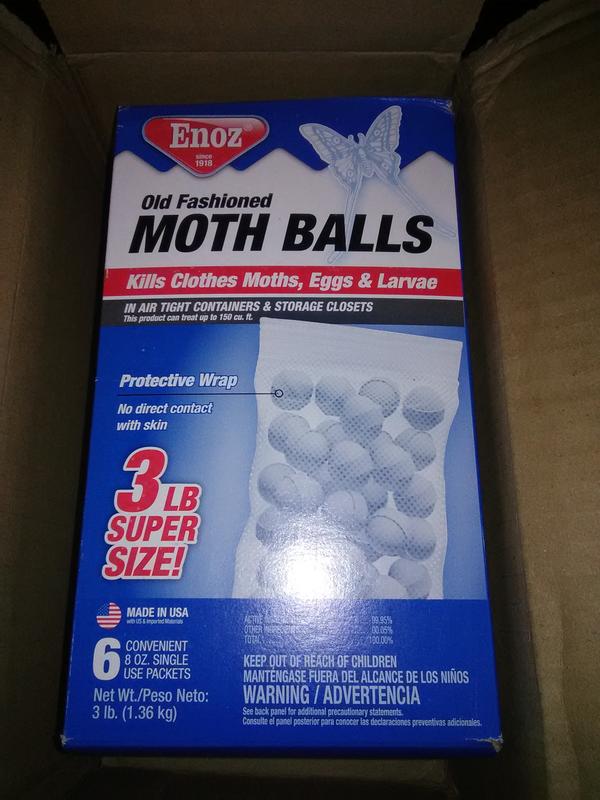 Enoz - Enoz Old Fashioned Moth Balls - 3 Lbs