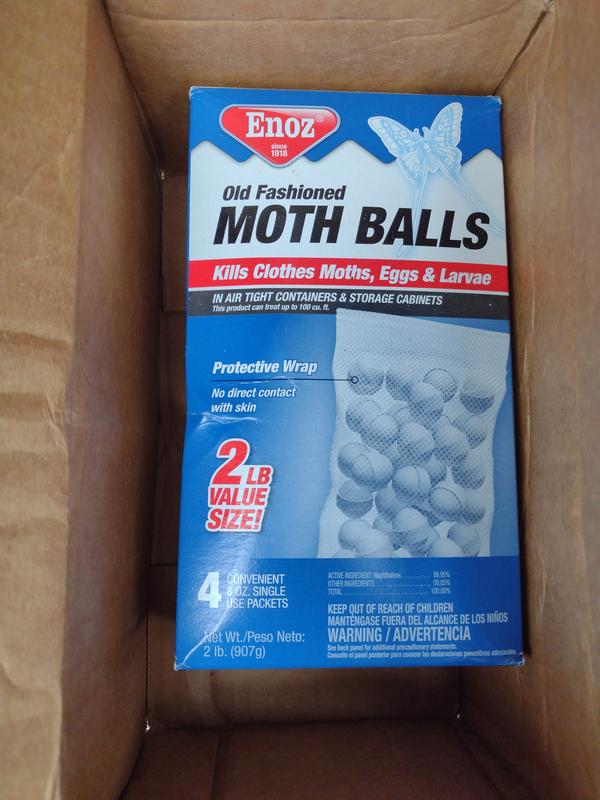 Enoz Old Fashioned Moth Balls, 8 oz, 2 count