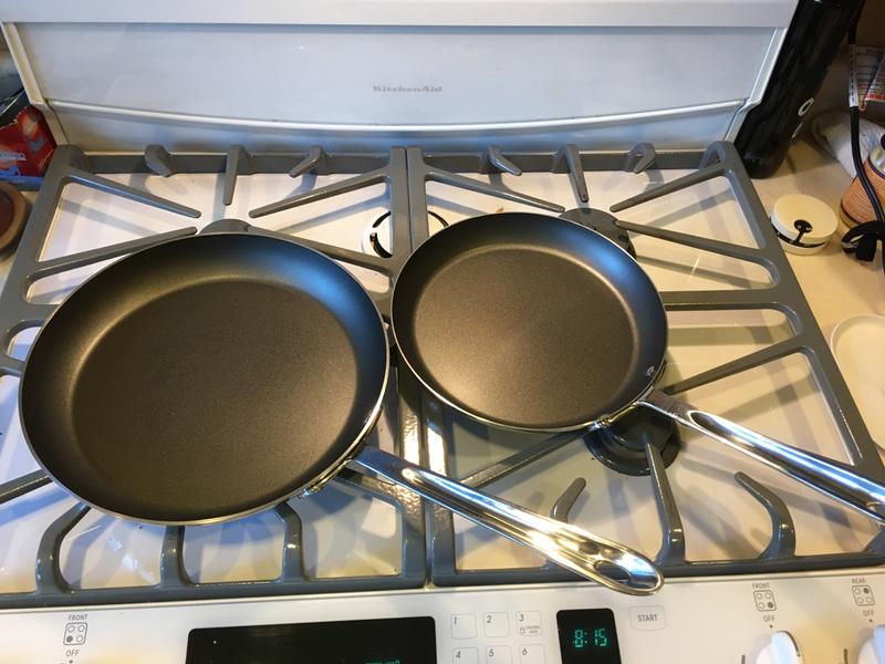 All-Clad SD551112 NS R1 D5 Stainless Polished 10.5 Nonstick Omelette Pan 5-Ply Bonded Construction