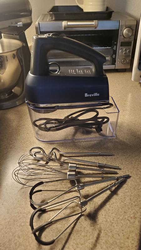 Breville Handy Mix Scraper 9-Speed Hand Mixer BHM800 Red Velvet ~W/O  Attachments