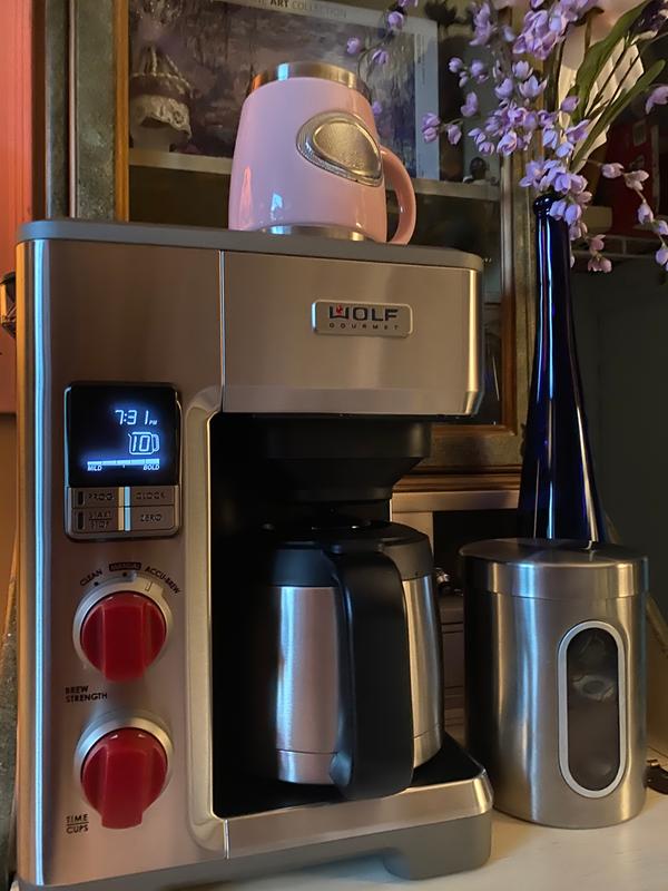 Wolf Gourmet Automatic 10-Cup Drip Coffee Maker  Wolf kitchen appliances,  Wolf gourmet, Outdoor kitchen appliances