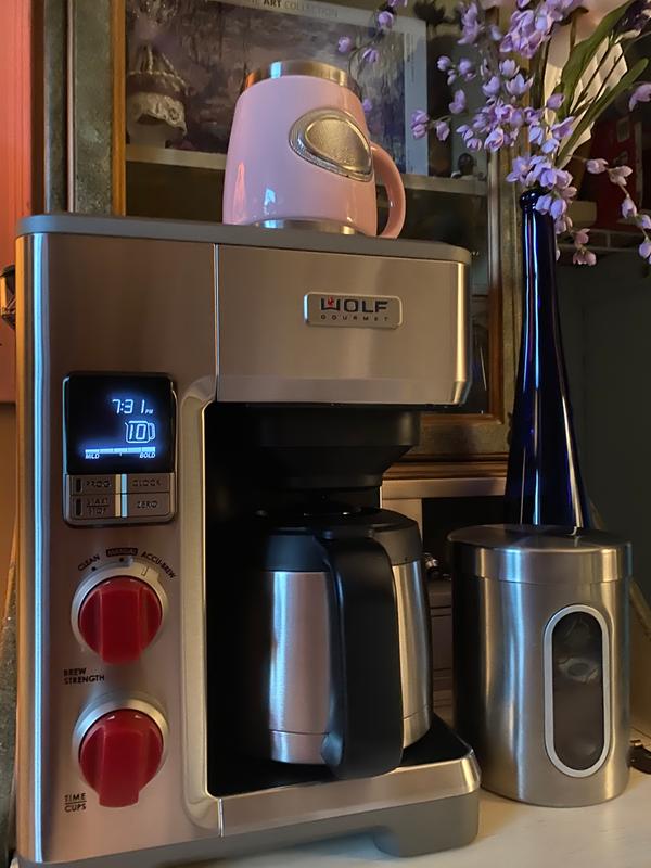 Wolf Gourmet WGCM100S Programmable Automatic Drip Coffee Maker for sale  online