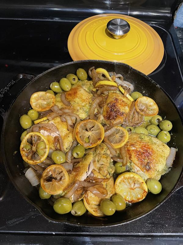 CHICKEN TAGINE WITH OLIVES & LEMON – A Spice Affair.