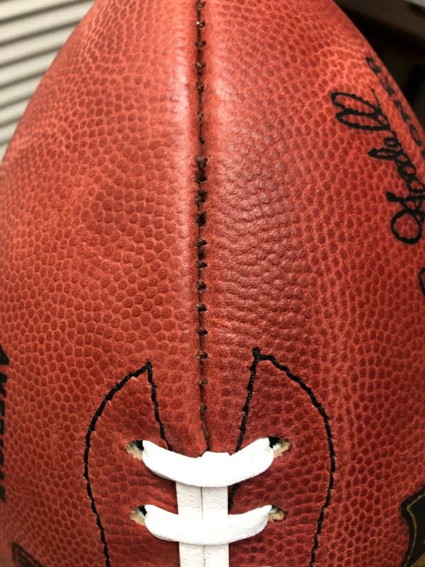 NFL Official 2020 Authentic Leather Game Football by Wilson (Signed by  Roger Goodell) Model F1100