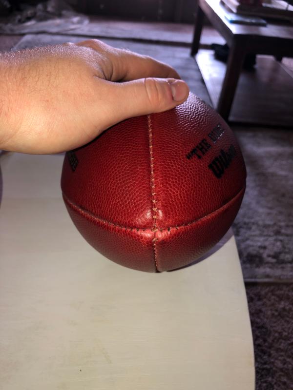 Wilson “The Duke” NFL Official Authentic Leather Game Ball Football