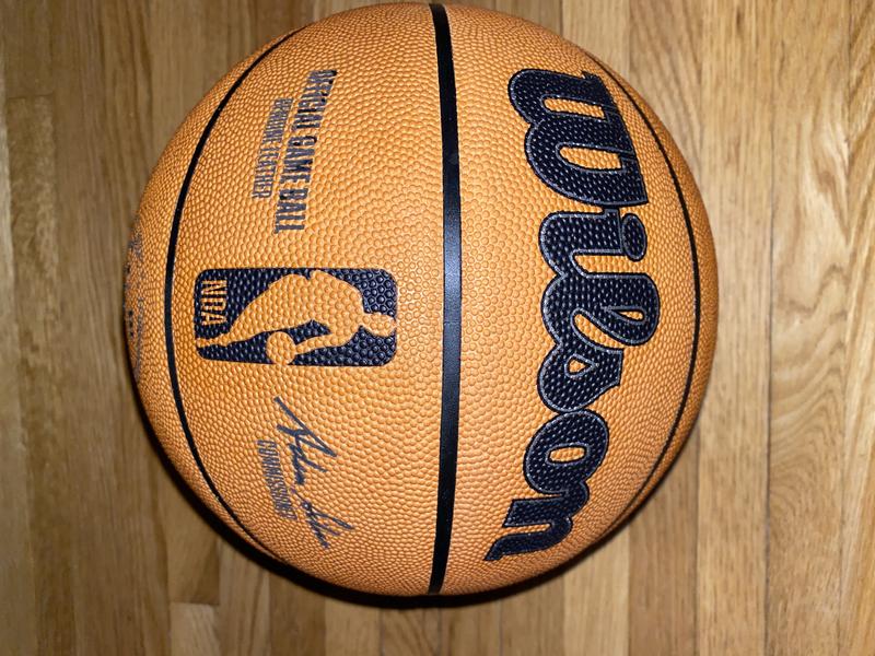 Wilson NBA Official Game Basketball in Brown