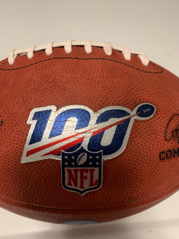 Wilson The Duke Official Leather NFL Football 2019 100th Anniversary Gold  LE