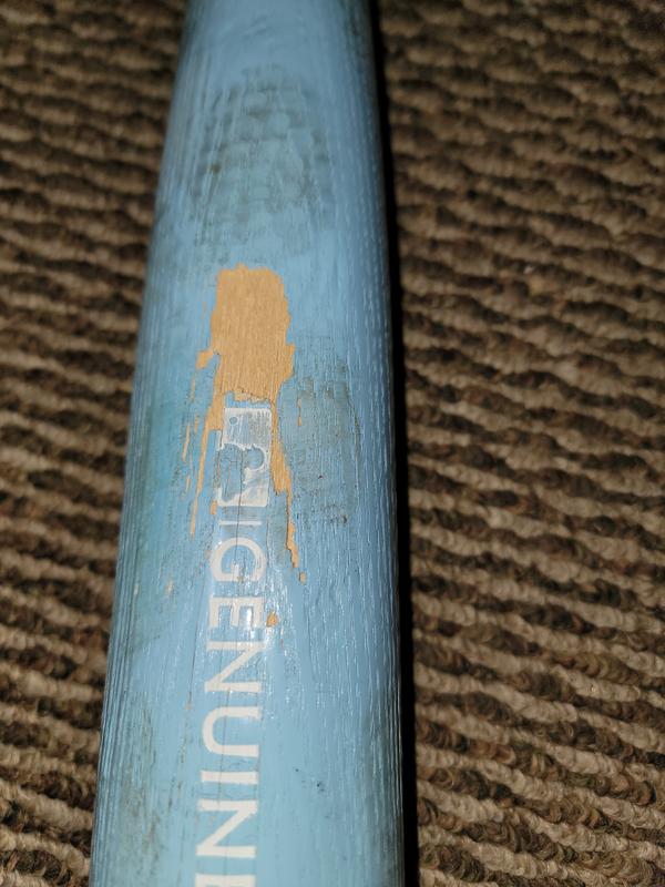 Louisville Slugger Genuine Mix Unfinished Light Blue Baseball Bat